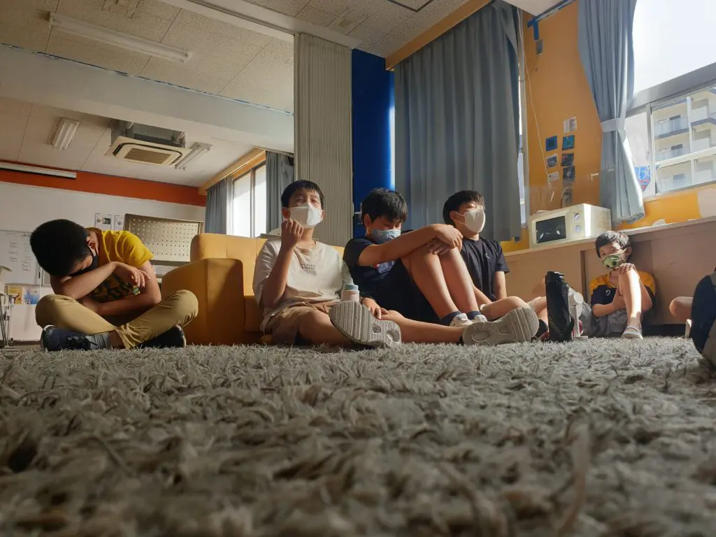 students with computers